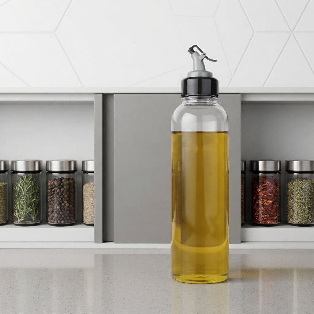 Unbreakable Oil dispenser Bottle-plastic (1000 ml)