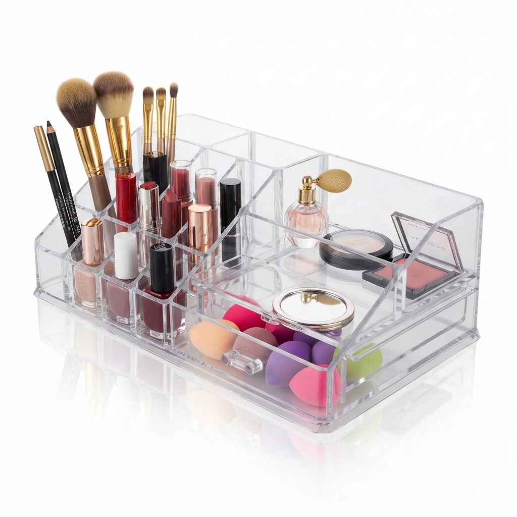 16 Cavity Cosmetics Organiser