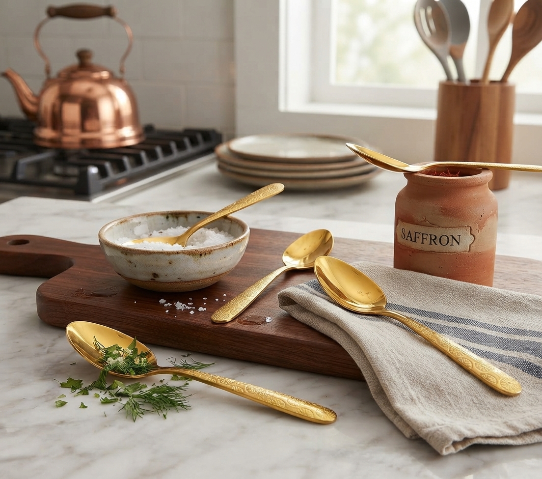 Golden Spoon Set