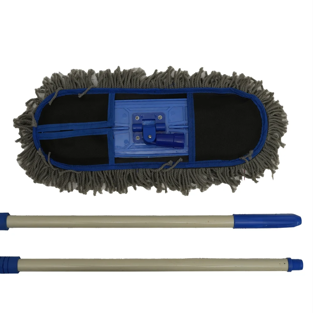 Dry mop with rod