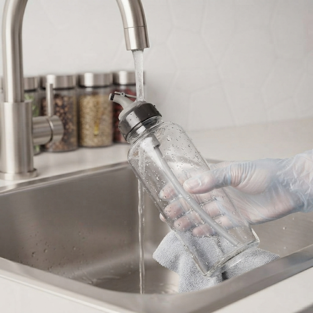 Unbreakable Oil dispenser Bottle-plastic (1000 ml)