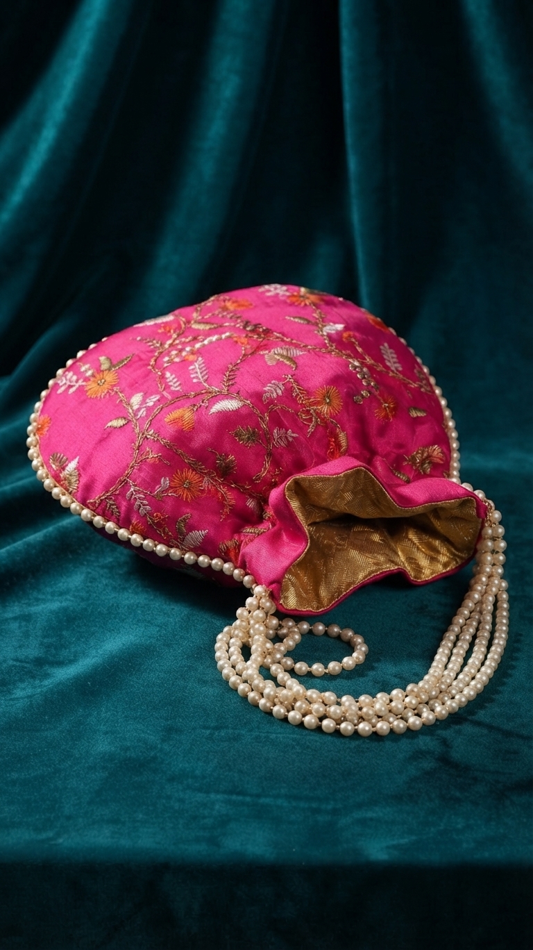 Double sided potli bag