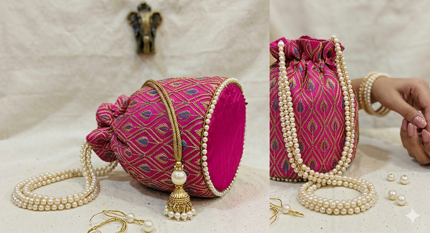 Single sided potli bag