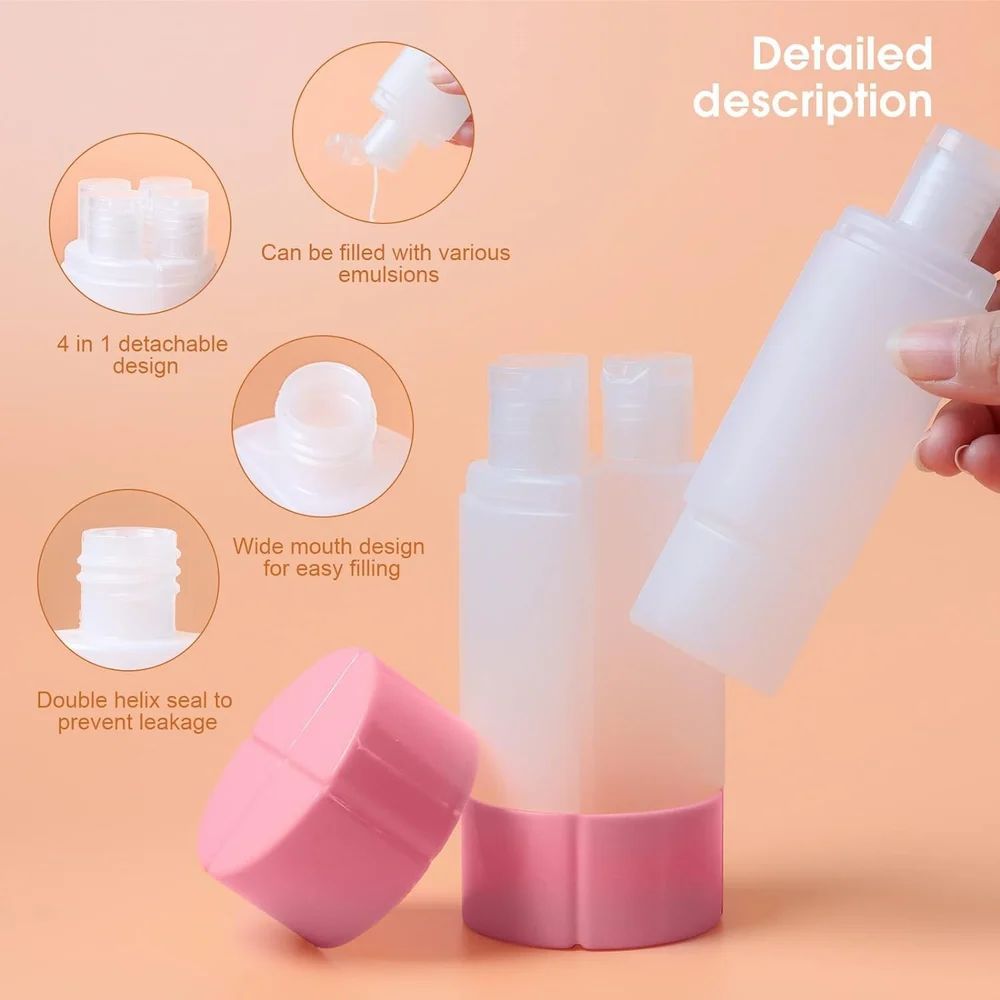 Clear Travel Shampoo Bottle