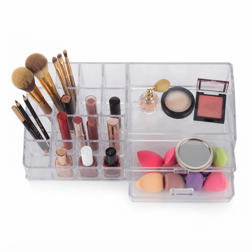 16 Cavity Cosmetics Organiser