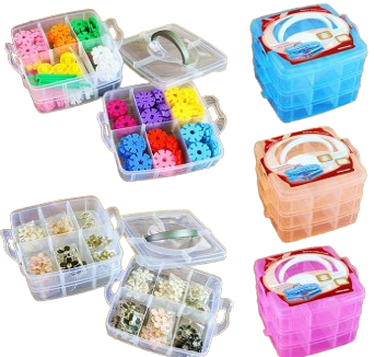 3 Layer 18 Grid Storage Box