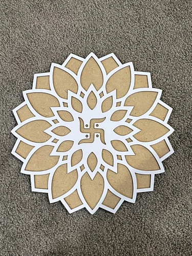 MDF Rangoli Stencil