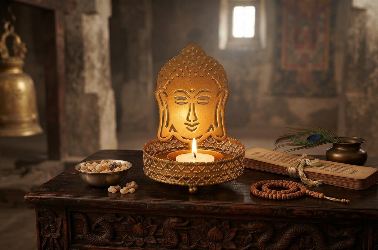 Metal Shadow Buddha