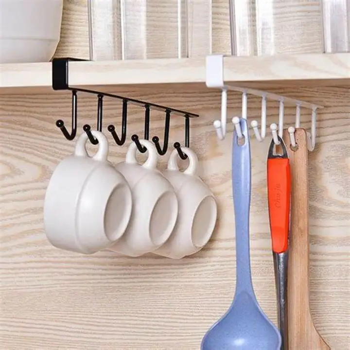 5 Hook S S Cabinet Organizer