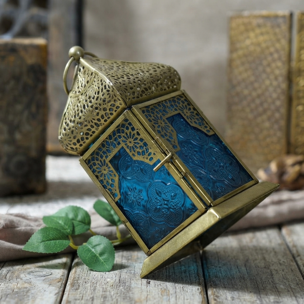 Metal Mandir Hanging Lantern