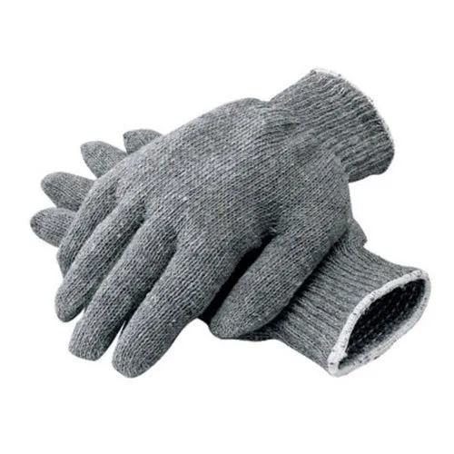 SGC 101 Cotton Knitted Hand Gloves 70gms Grey