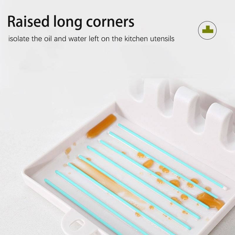 Plastic Oil Spill Spoon Resting