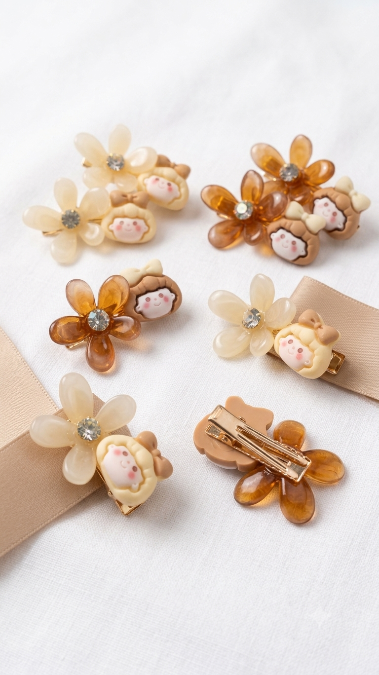 Cartoon Hair Clips