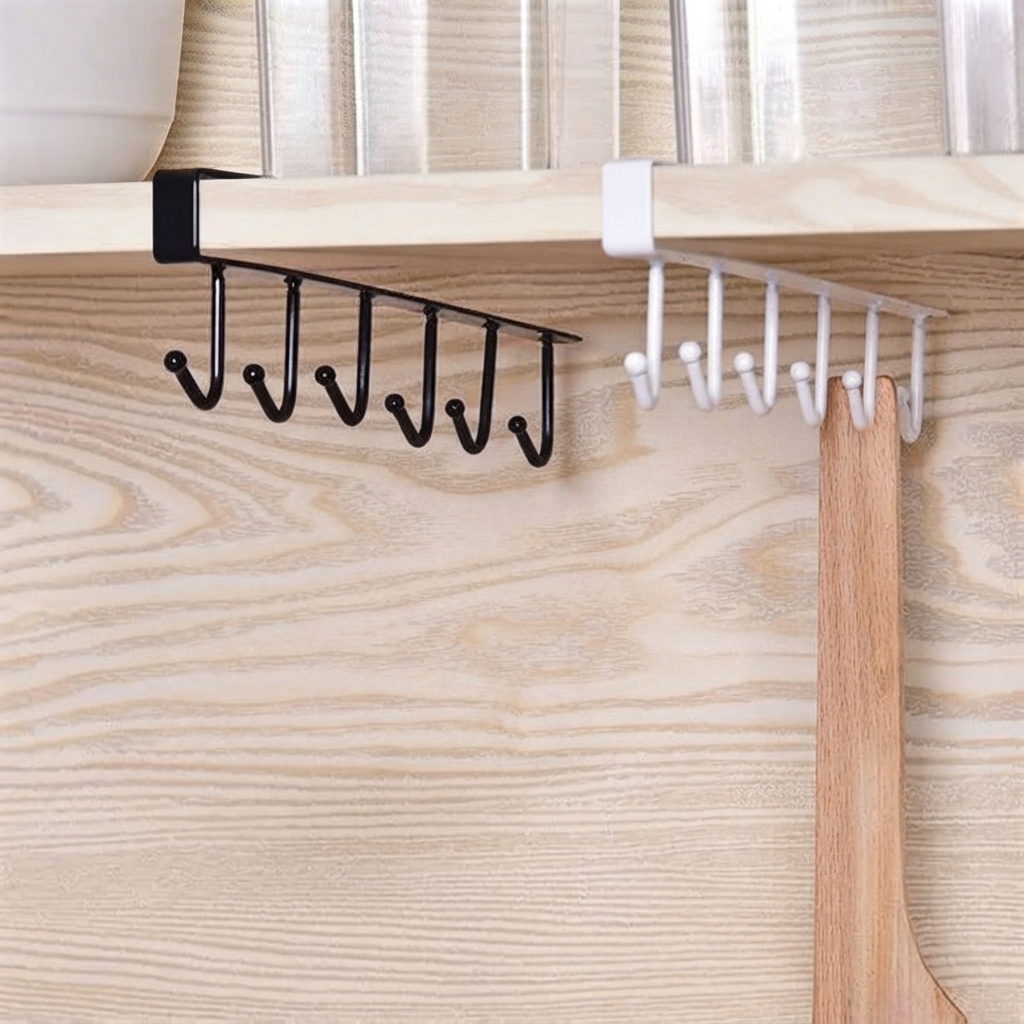 5 Hook S S Cabinet Organizer