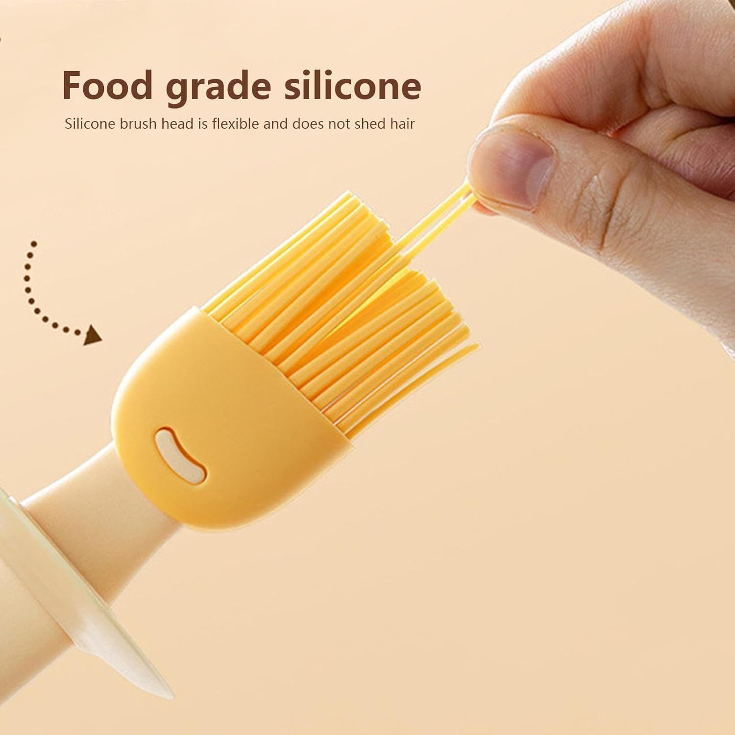 Cute Duck Design Oil Dispenser With Silicon Brush