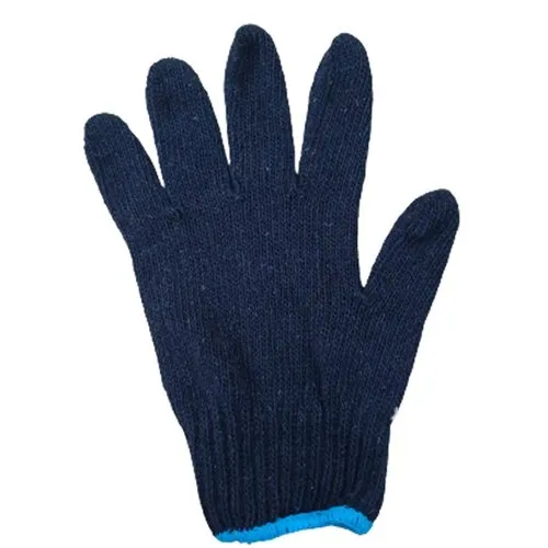SGC 101 Cotton Knitted Hand Gloves 100gms Blue