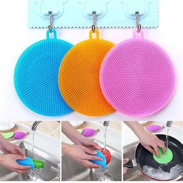 Silicone Dishwashing Scrubber