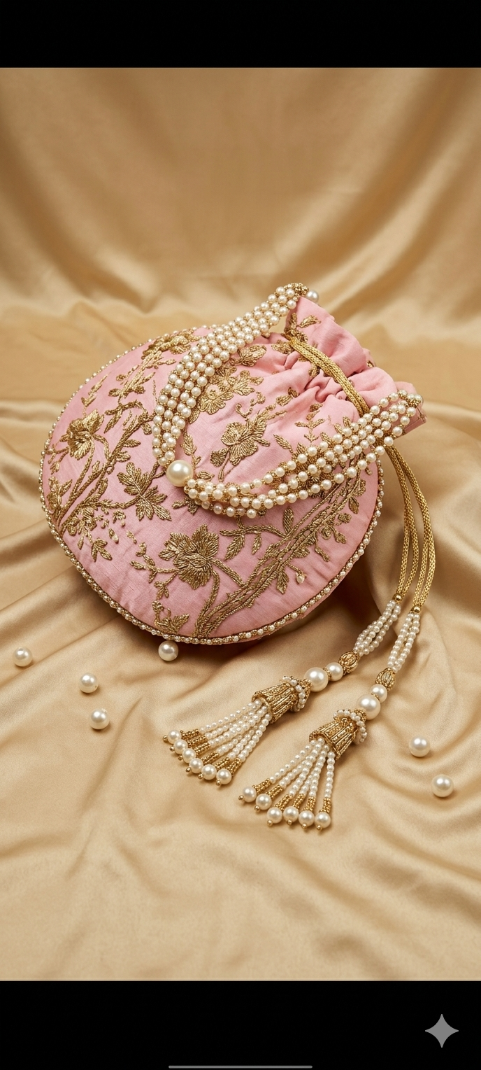 Double sided potli bag