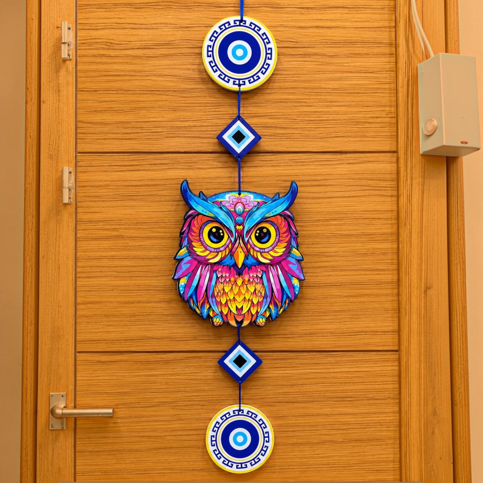 BIG Owl Design Evil Eye MDF Wall Hanging