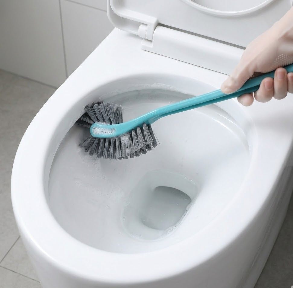 Toilet brush hockey