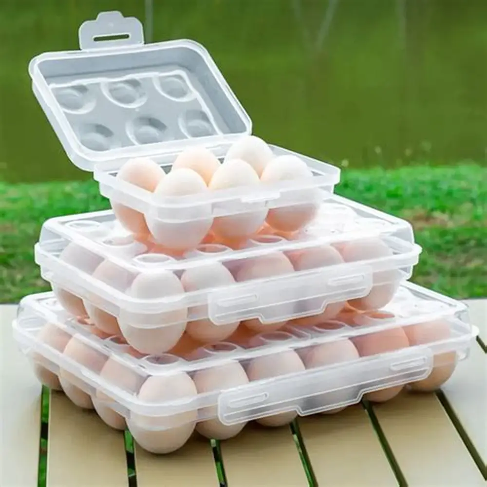 Transparent Egg Storage - 12 Grid