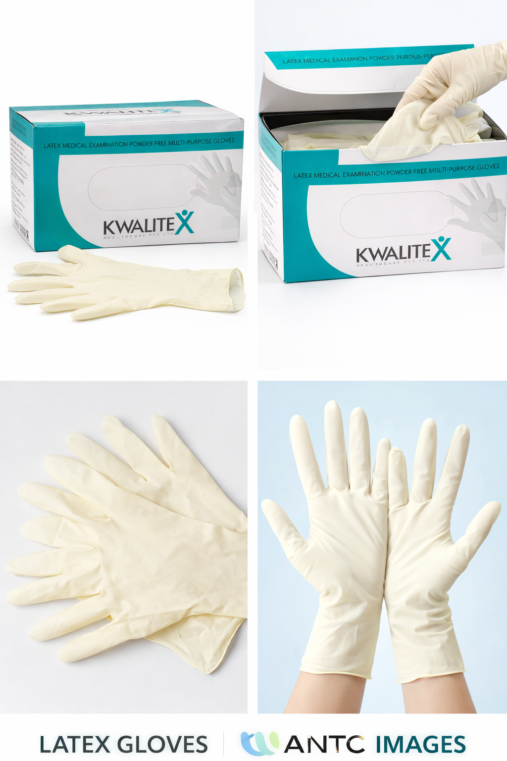 Latex Examination Powder free Hand Gloves