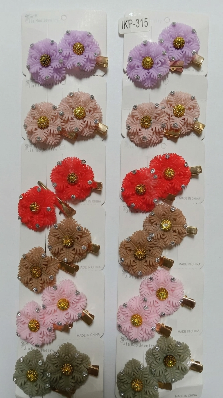Flower Hair Clips