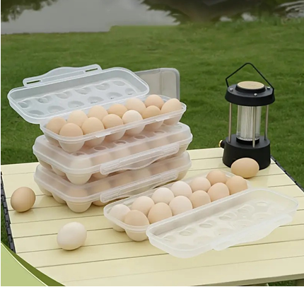 Transparent Egg Storage - 12 Grid