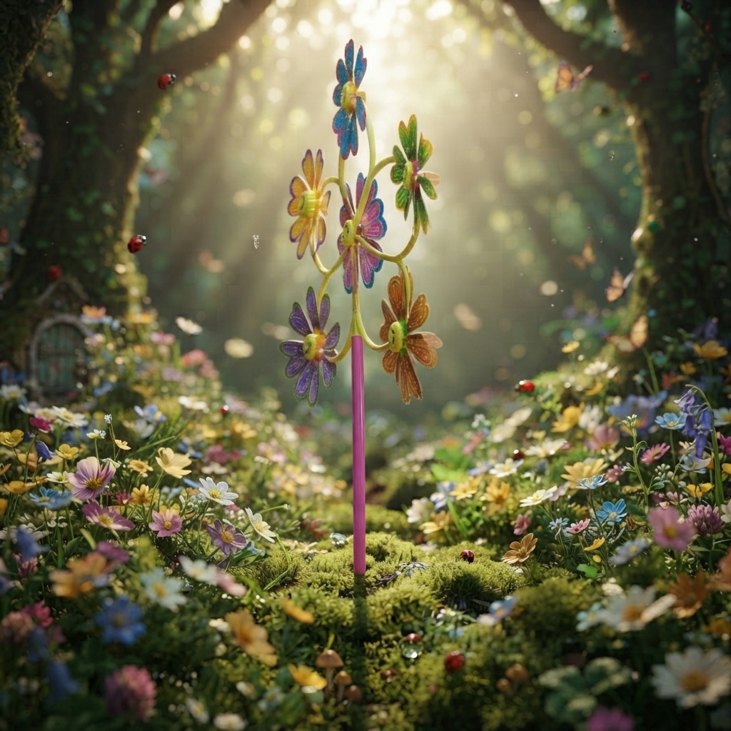 6FLOWER WIND MILL