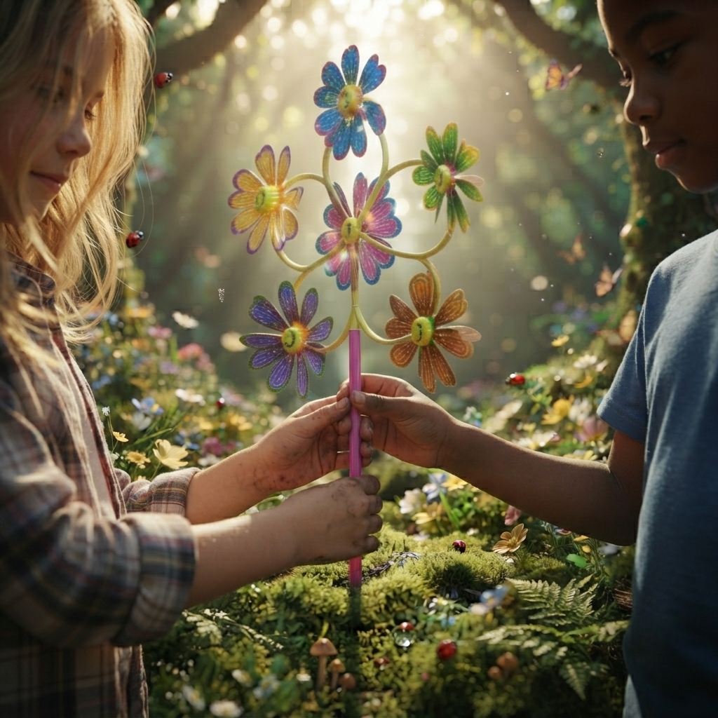 6FLOWER WIND MILL