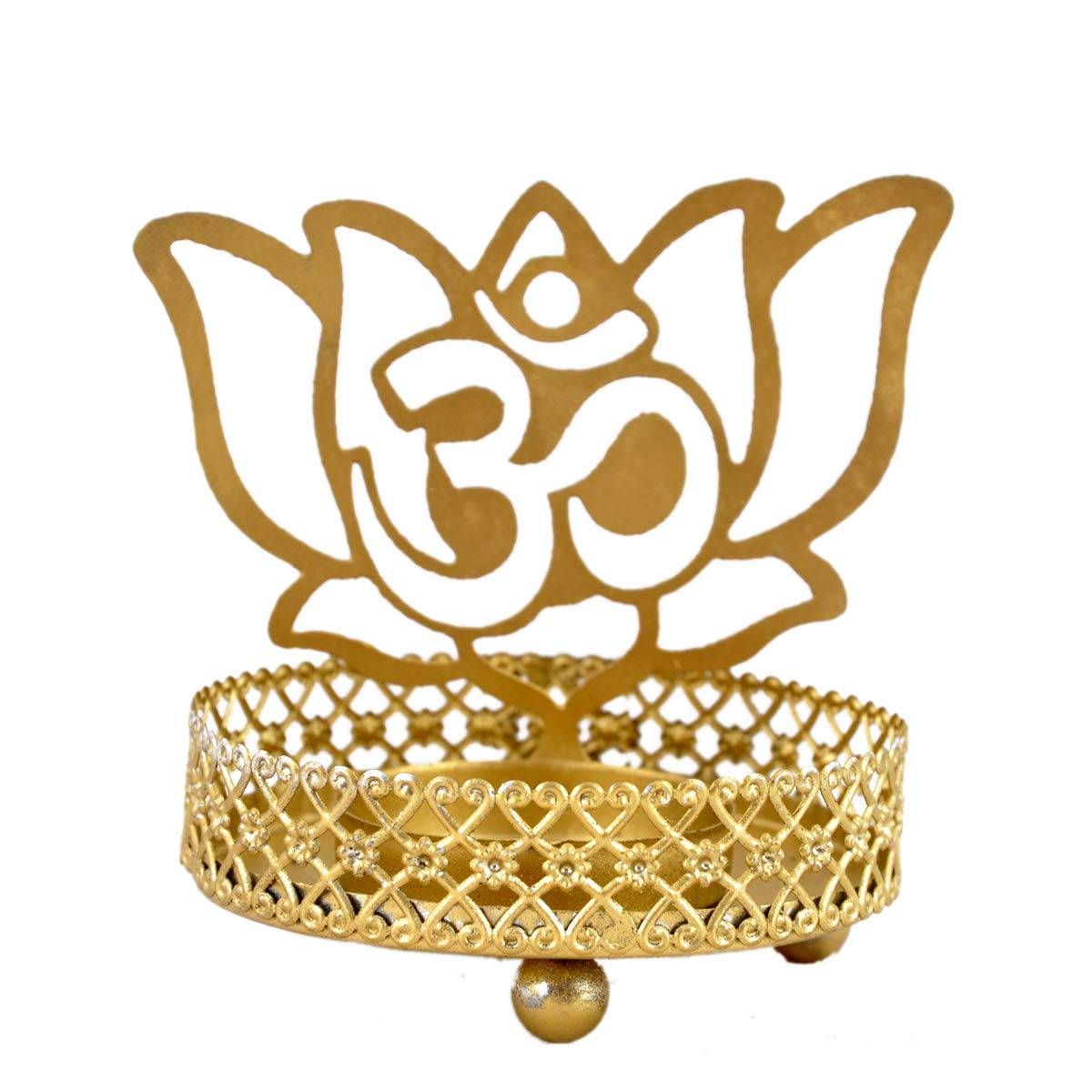 Metal Shadow Lotus Om