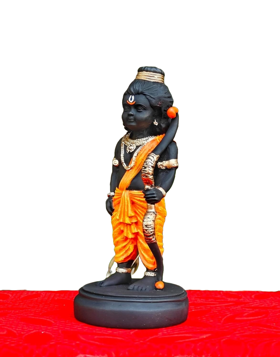 Handcrafted Resin Ram Lalla Murti For Table Top , Livin  g Room, Home & Office Decor