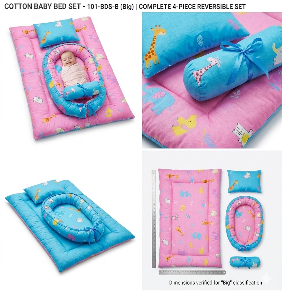 Cotton Baby Bed Set