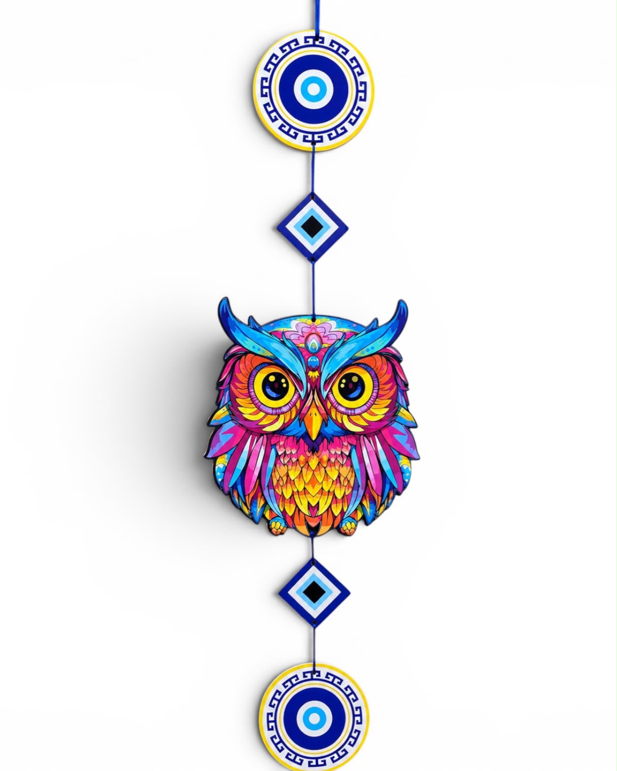 BIG Owl Design Evil Eye MDF Wall Hanging
