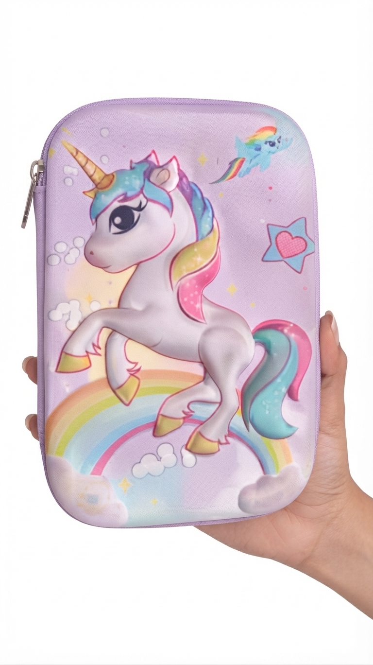 3D Cartoon Pencil Pouch