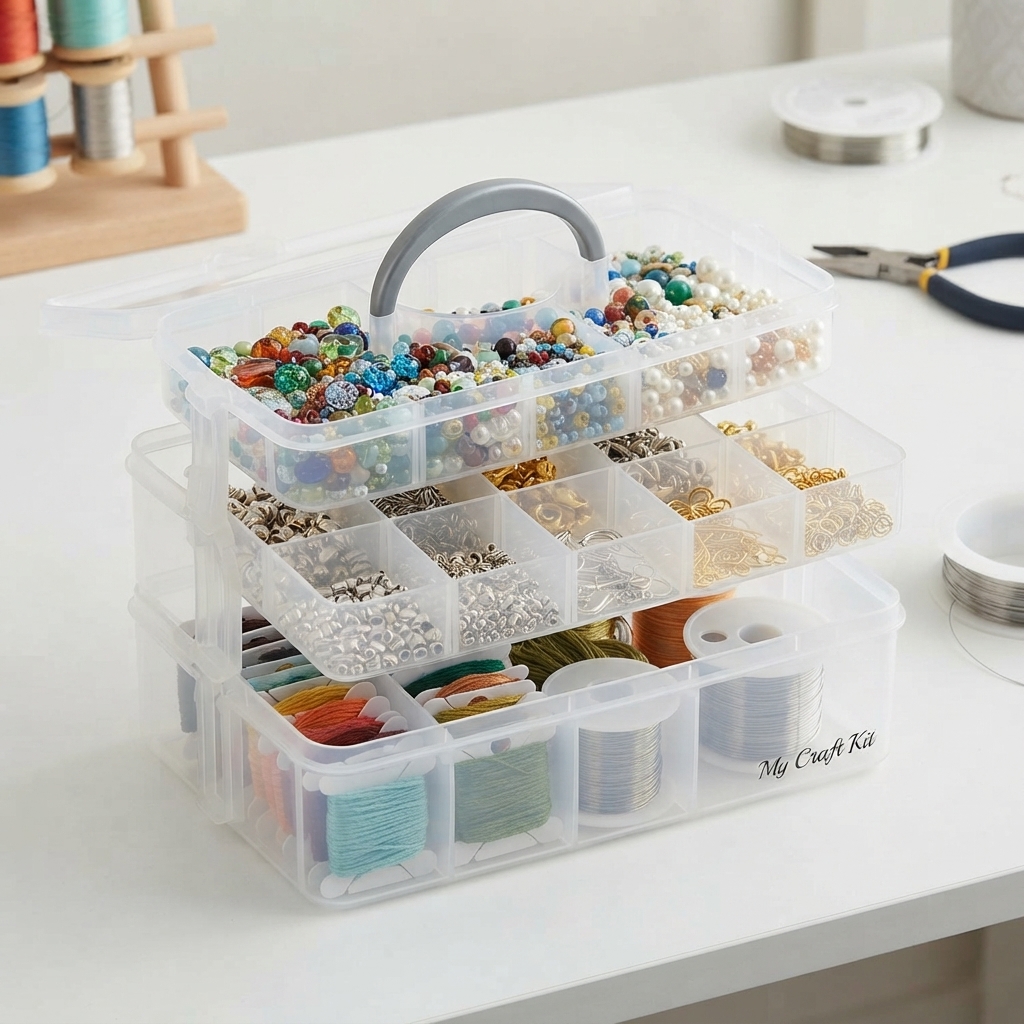 3 Layer 18 Grid Storage Box