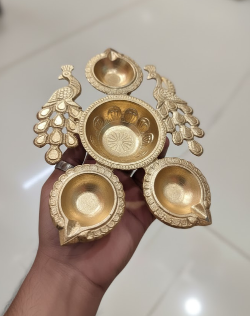 Peacock Design Urli Bowl