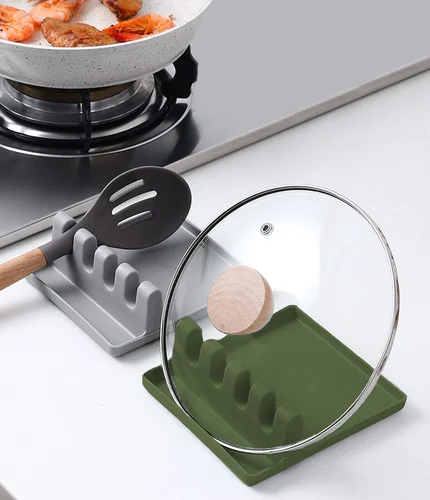 Plastic Oil Spill Spoon Resting