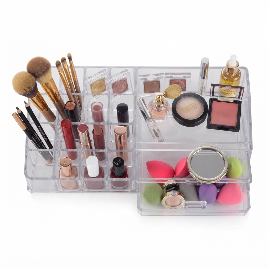 16 Cavity Cosmetics Organiser